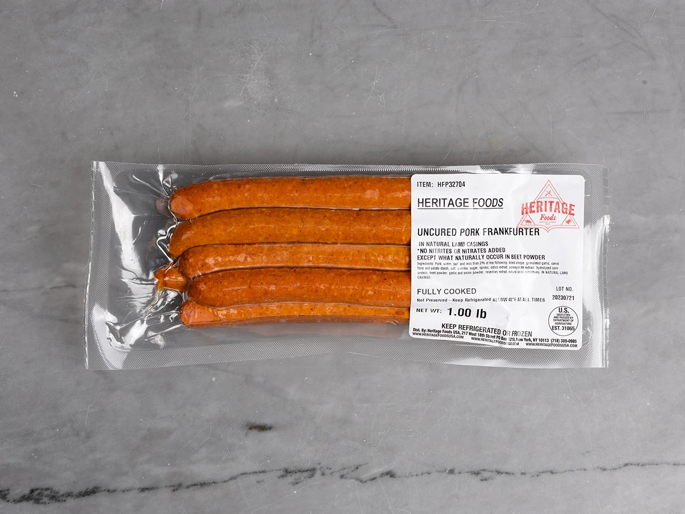 UNCURED PORK FRANKFURTER - Image 3